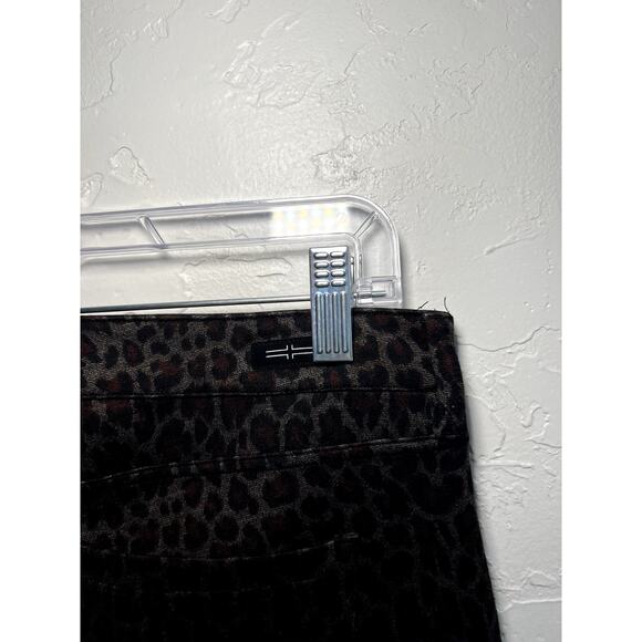 Liverpool cheetah print stretchy skinny jeans womens 8/29 punk boho chic rocker - Picture 3 of 6